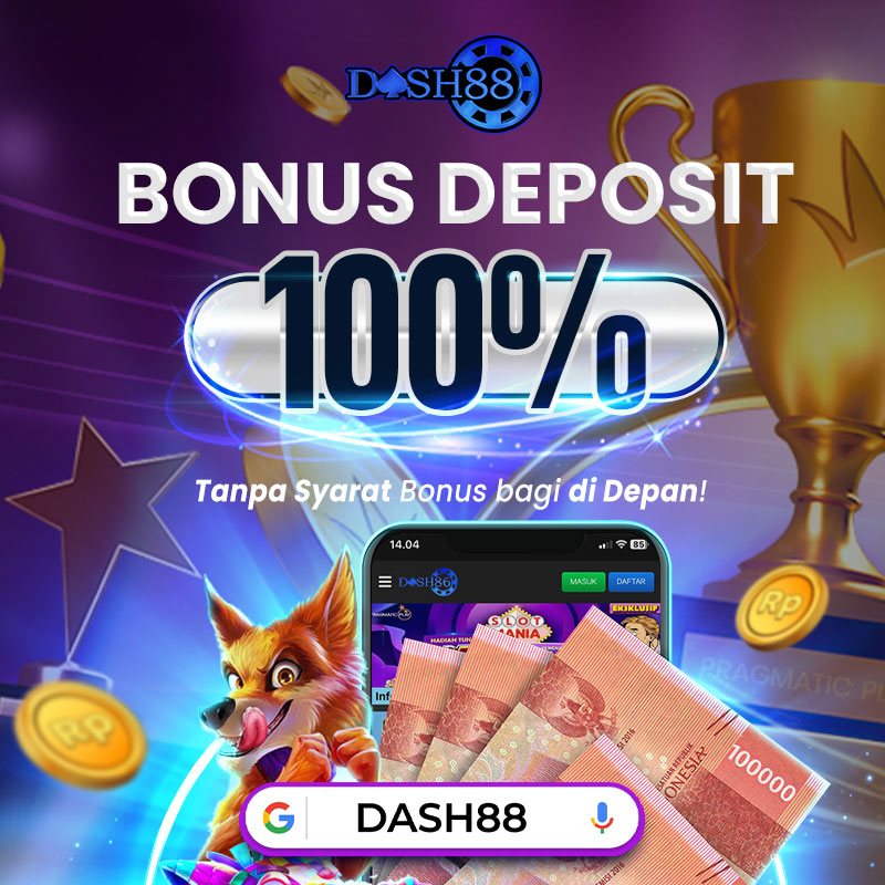 Bonus deposit 100% di depan!!!